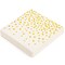 150 Pcs White and Gold Party Supplies Golden Dot Disposable Party Dinnerware Includes Paper Plates, Napkins, Knives, Forks, 12oz Cups, Banner, for Bridal Shower, Engagement, Wedding, Serves 25